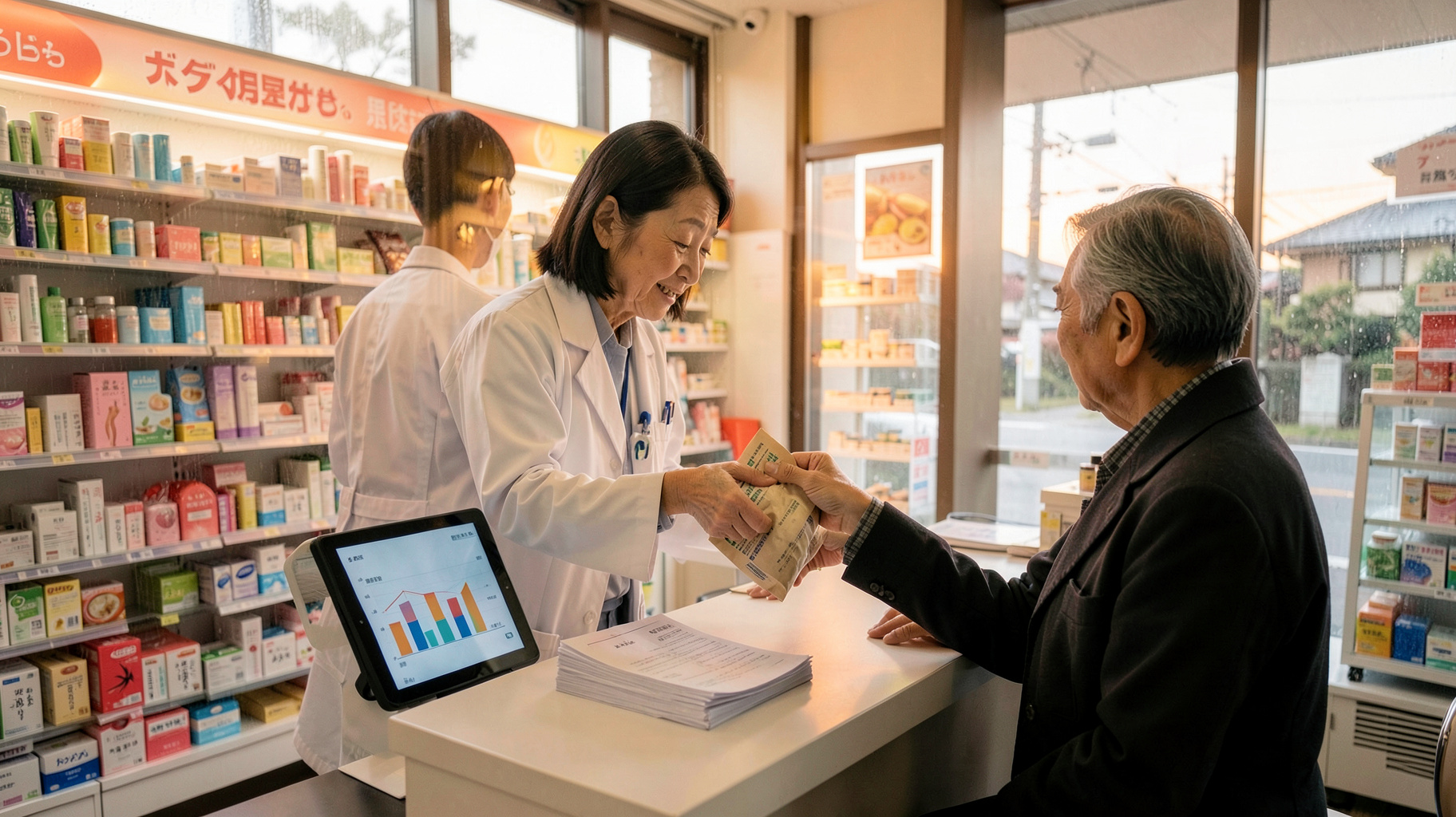 調剤売上8割超の増収でも利益が伸びない薬局チェーン、アオキ首位交代が示す次の競争軸のニュース解説イメージ